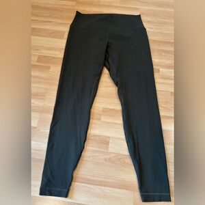 Lululemon Army Green High-Waisted Leggings